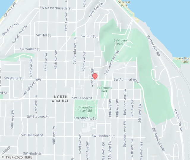 Location Map: 4050 Admiral Way A Seattle, WA 98116