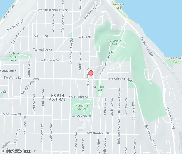 Location Map: 4050 Admiral Way A Seattle, WA 98116